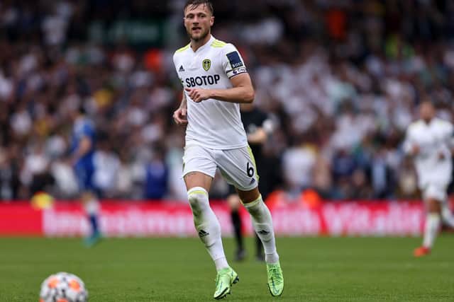 CUP AIM: For Leeds United captain Liam Cooper. Photo by Marc Atkins/Getty Images.