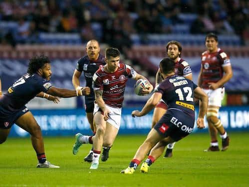 John Bateman in atction agianst St Helens last week. Picture by Ed Sykes/SWpix.com.