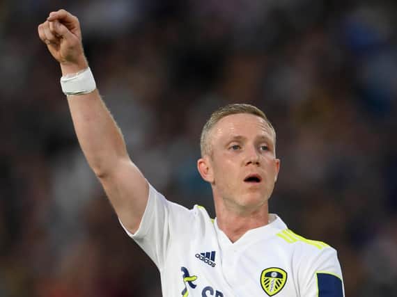STEP FORWARD - Adam Forshaw made his Leeds United return against Crewe Alexandra in the Carabao Cup on Tuesday after almost two years out. Pic: Getty