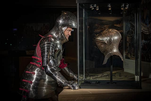 One of the final celebrations of this month's Tudor Summer, the Royal Armouries are hosting their bank holiday jousting all weekend. Photo: Tony Johnson