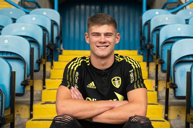 AMBITIONS: Outlined by Charlie Cresswell, above, after signing a new four-year deal at Leeds United. Picture by LUFC.