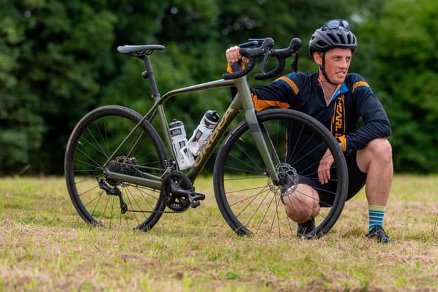 Tom Else is doing a 343 mile cycle ride for The Fire-Fighter's charity.