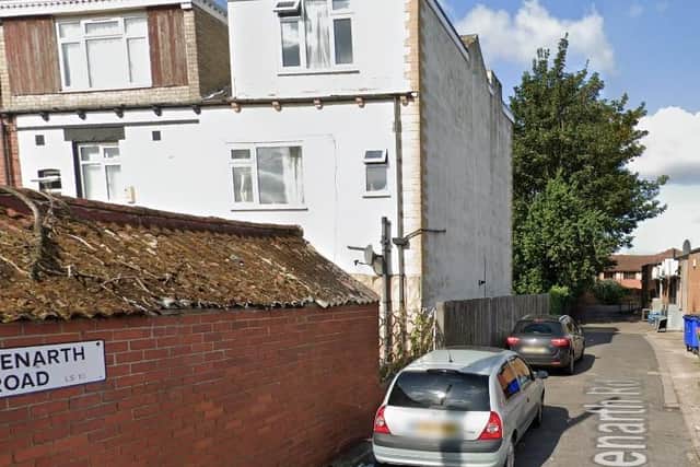 A police cordon was put in place in Penarth Road, Cross Gates, after a man was stabbed. Photo: Google.