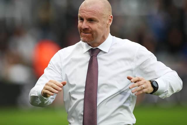 DOUBLE BOOST: For Burnley boss Sean Dyche, above, ahead of Sunday's clash against Leeds United at Turf Moor. Photo by Ian MacNicol/Getty Images.