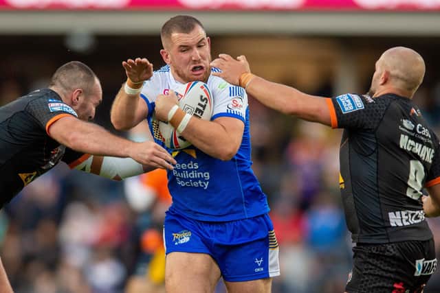 Impact forward Cameron Smith reckons the 'special win' over Wigan Warriors in midweek stands Leeds Rhinos in good stead for the Super League play-offs. Picture: Bruce Rollinson/JPIMedia.