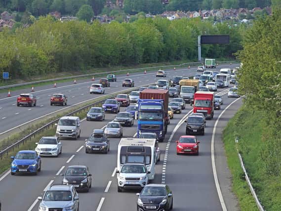 Traffic levels spiked as millions of people embarked on a bank holiday getaway on Friday - including a surge in Leeds.