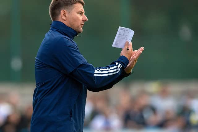 Leeds United Under-23s head coach Mark Jackson. Pic: Bruce Rollinson