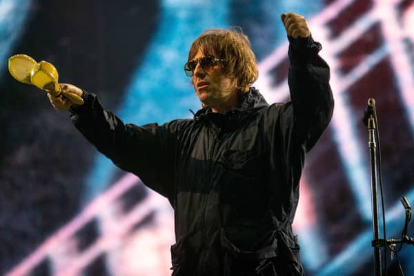 Liam Gallagher on the main stage
