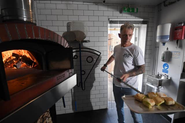 Danny Cairns, the owner of 450 Degrees pizzeria in Garforth