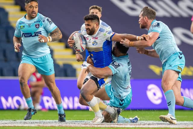 Rhyse Martin in action against Wakefield Trinity in May.Picture: Bruce Rollinson.
