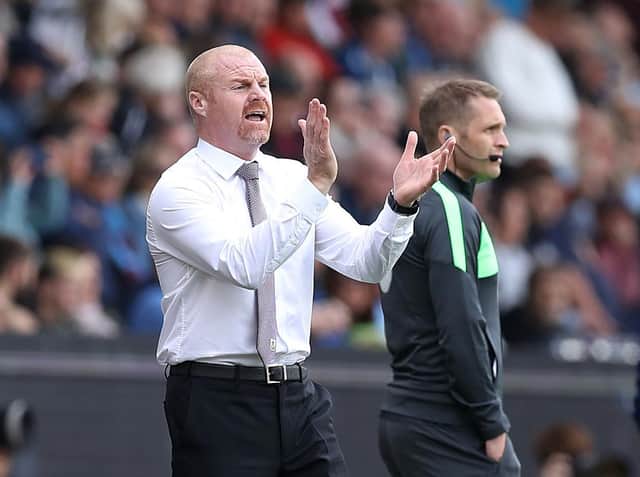 STUFFY GOAL - Sean Dyche felt Burnley were very unlucky to concede late on to Leeds United at Turf Moor. Pic: Getty