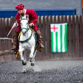 Visitors were transported back in time over the weekend at the Royal Armouries Tudor Summer joust. Photo: James Hardisty