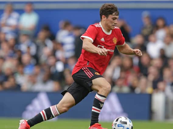 Dan James on the ball for Manchester United. Pic: Getty