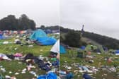 Tents and sleeping bags that have been left at the Leeds Festival campsite have been collected to be redistributed to those in need.