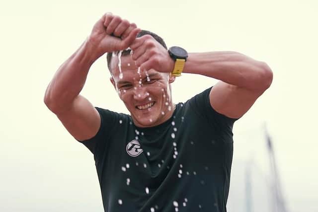 Josh Warrington has been wringing out every last ounce of physical and mental effort during training at Leeds Beckett University ahead of his rematch with Mauricio Lara. Picture: Mark Robinson Matchroom Boxing.