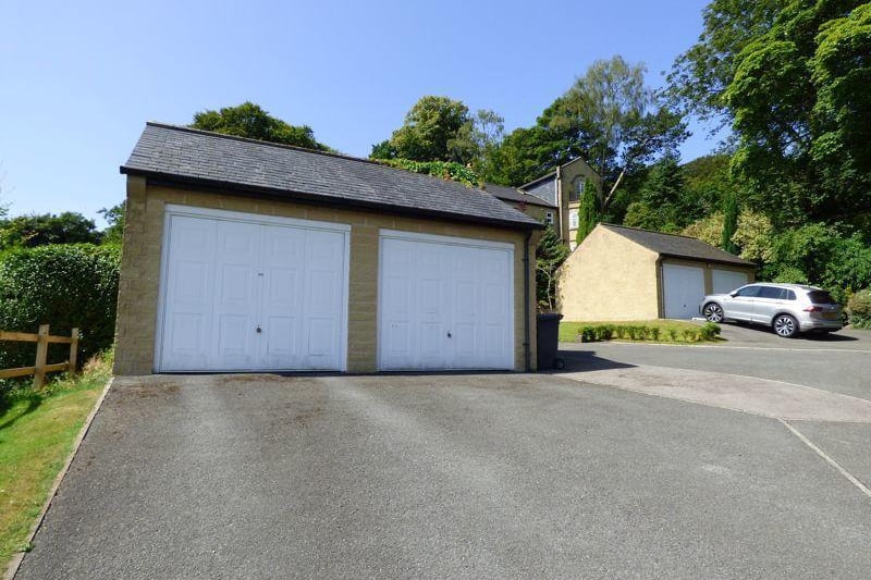 Redwood Heights, Lancaster. The double garage at the property. Picture by Lancastrian Estates.