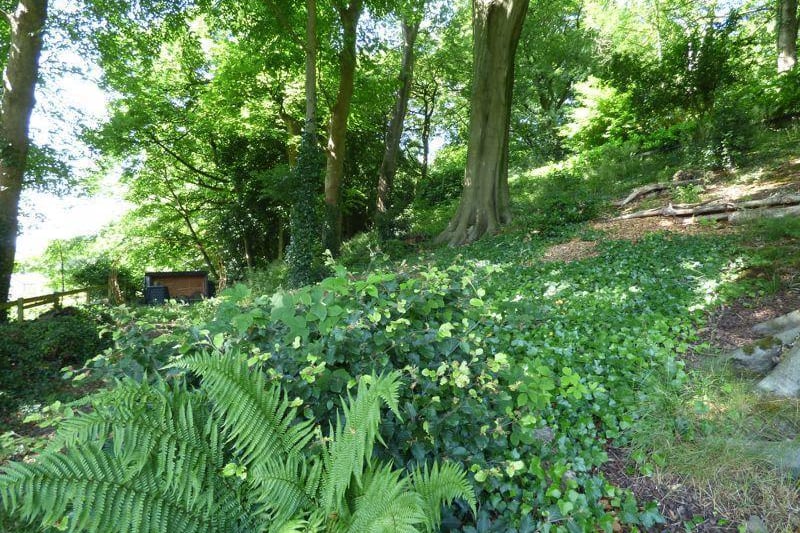Redwood Heights, Lancaster. The bottom of the garden at the property. Picture by Lancastrian Estates.