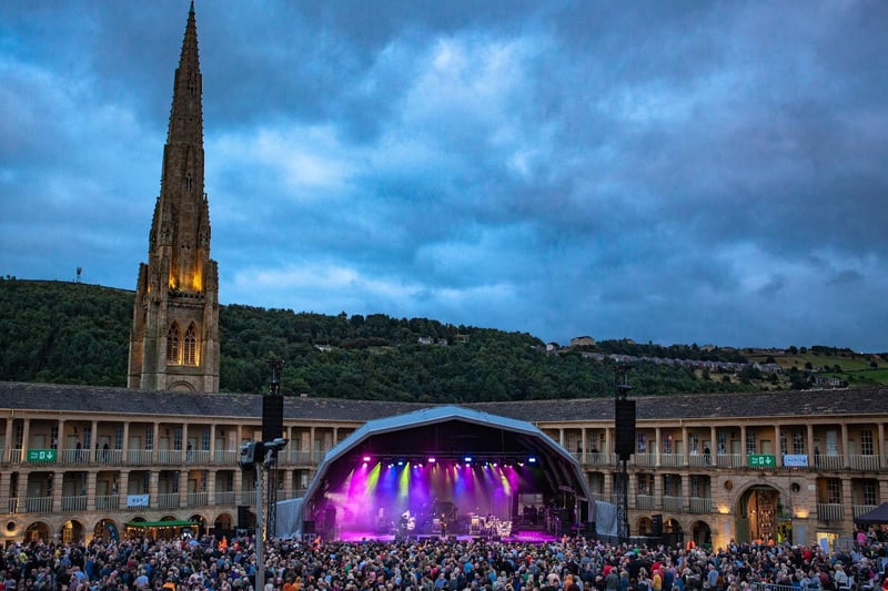 Crowds enjoy the music at The Piece Hall. Photos by Frank Ralph.