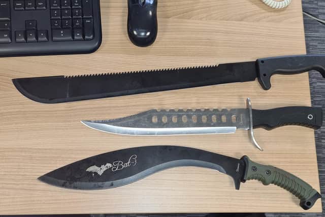 Leeds North East team seized these weapons