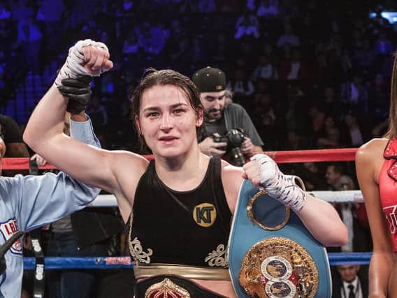 UNDISPUTED: Ireland's Katie Taylor, who is a Leeds United fan through her Leeds-born father. Picture: Getty Images.