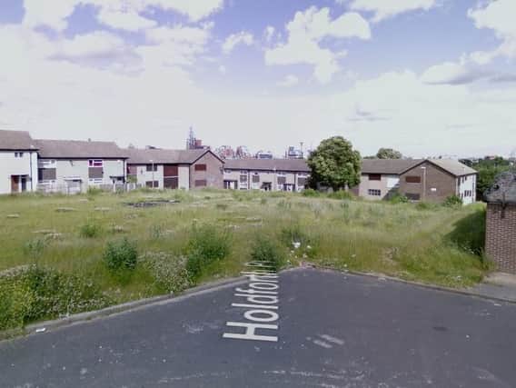 New Wortley Housing Association has obtained planning permission to build a housing development on land next to Holdforth Place, in New Wortley. Photo: Google.