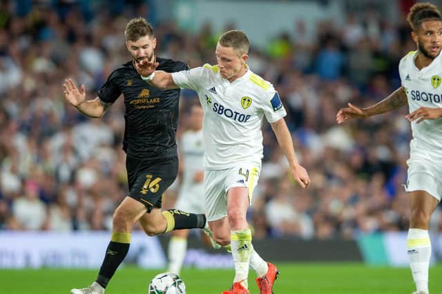 COMING BACK - Leeds United midfielder Adam Forshaw is 'fit and growing' says director of football Adam Forshaw. Pic: Bruce Rollinson