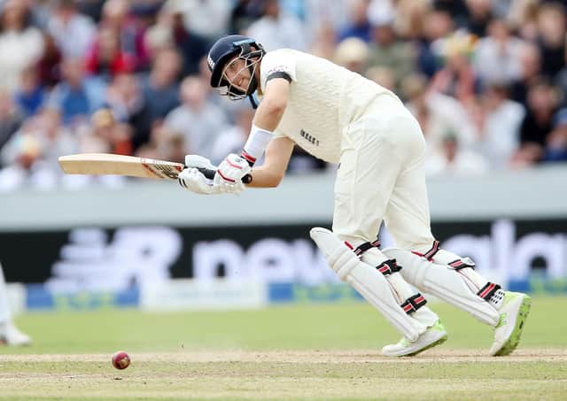 England's Joe Root, seen in action against India at Headingley last week, has returned to the top of the ICC world rankings for Test batsmen.  Picture: Nigel French/PA