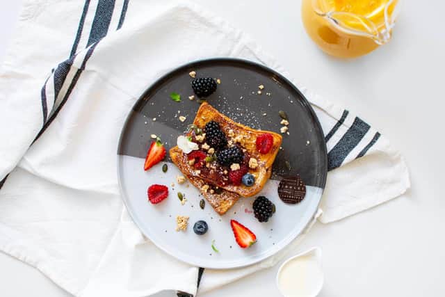 The Berry Berry Good French toast