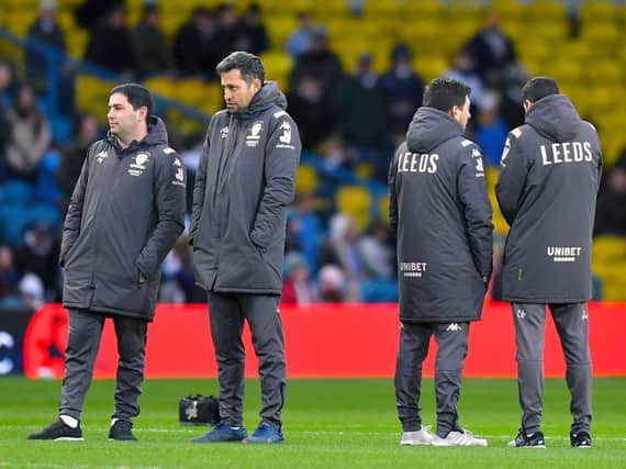NOURISHING EXPERIENCE - Diego Flores, second from left, worked for Marcelo Bielsa at Marseille, Lille and Leeds United. Pic: PA