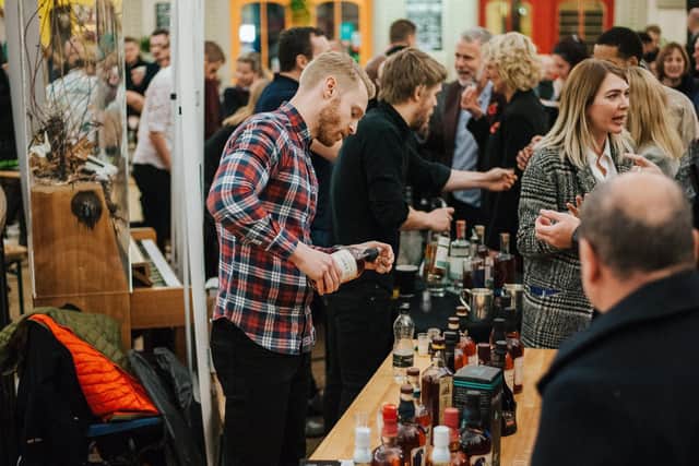 A previous Rum Festival in the Corn Exchange.