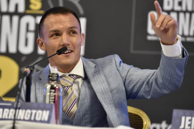 Leeds Warrior Josh Warrington is looking confident going into Saturday's featherweight re-match with Mauricio Lara at Emerald Headingley. Picture: Steve Riding.