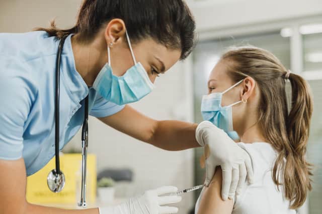 From last month, 16 and 17-year-olds began to receive letters, inviting them to come to their nearest walk-in centre for their Covid jab. Pic: Shutterstock