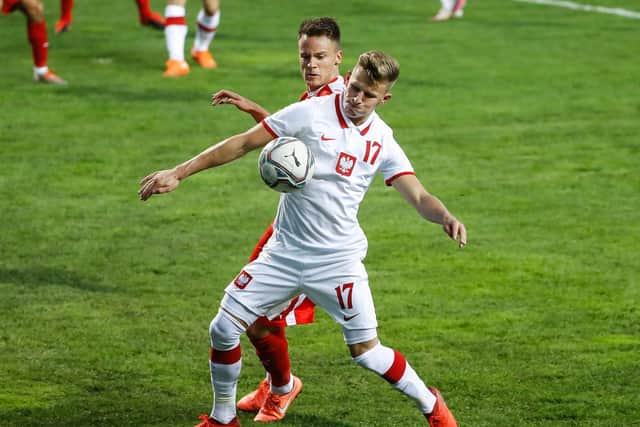 Mateusz Bogusz in action against Serbia. Pic: Getty