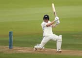 TAKE THAT: Yorkshire CCC's Dom Bess crashes one through the overs on his way to a first innings half century against Hampshire in the County Championship at The Ageas Bowl Picture: Ryan Pierse/Getty Images