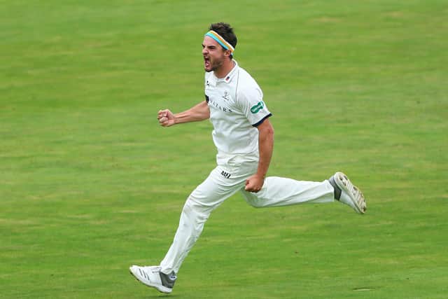 FAMILIAR FACE: Yorkshire's Jack Brooks will be back at Scarborough this week as part of the Somerset line-up. Picture by Alex Whitehead/SWpix.com