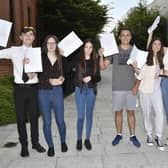 Pupils at The Farnley Academy collecting their GCSE results last month. Picture: Steve Riding