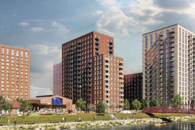 CGI of the Latimer Developments plans to build new general and student residential buildings on the former City Reach 1 and 2 site off Kirkstall Road.