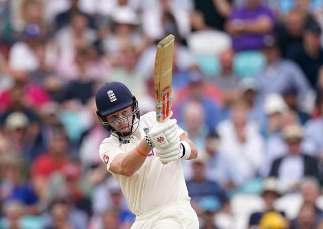 England's Ollie Pope batting during day two of the cinch Fourth Test at the Kia Oval Picture: Adam Davy/PA