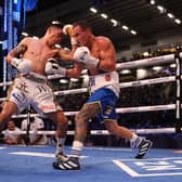 Josh Warrington's fight with Mauricio Lara ended in a technical draw. Picture By Mark Robinson Matchroom Boxing