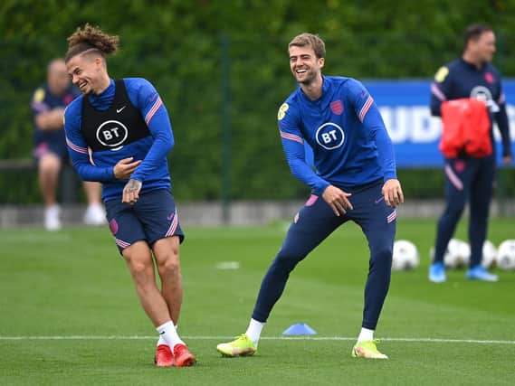 ALL SMILES - Birthday boy Patrick Bamford is in line for his England debut against Andorra today at Wembley, if Gareth Southgate's comments are anything to go by. Pic: Getty