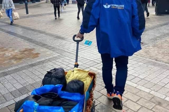 The charity used up the last of its sleeping bags during its weekly outreach project last Thursday