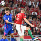 Kalvin Phillips at the Puskas Arena. Pic: Getty