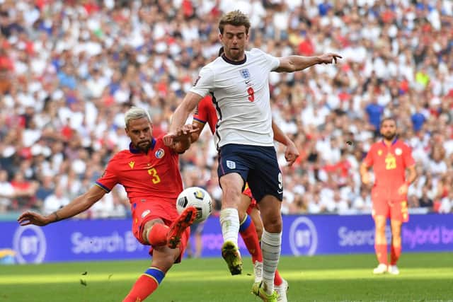 FUTILE FURROW - Leeds United's Patrick Bamford made plenty of runs but his England team-mates struggled to find him in the 4-0 win over Andorra. Pic: Getty