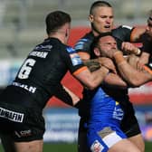 Leeds Rhinos' Luke Gale suffered a broken thumb against Castleford in April as well as a spate of other injuries this season. 
Picture: Jonathan Gawthorpe.