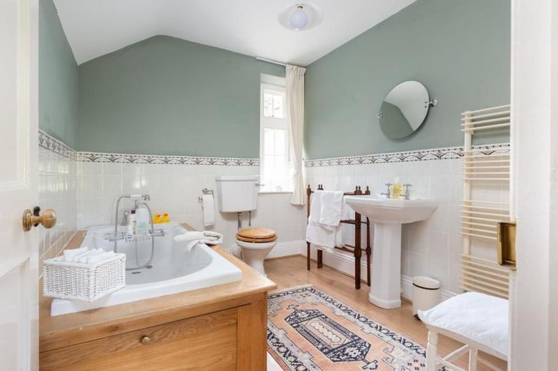 Halton-with-Aughton, Lancaster. The family bathroom at the property. Picture courtesy of Houseclub.