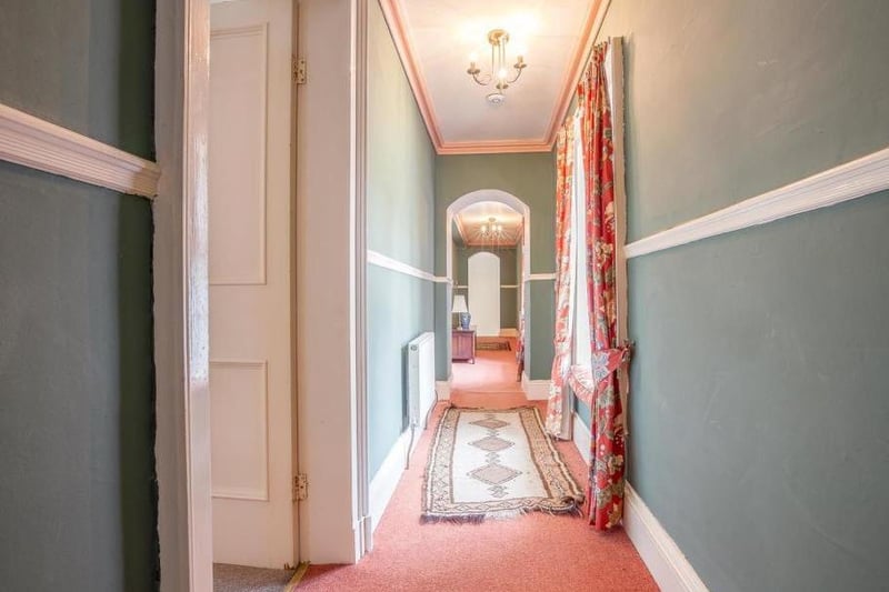 Halton-with-Aughton, Lancaster. The hallway at the property. Picture courtesy of Houseclub.