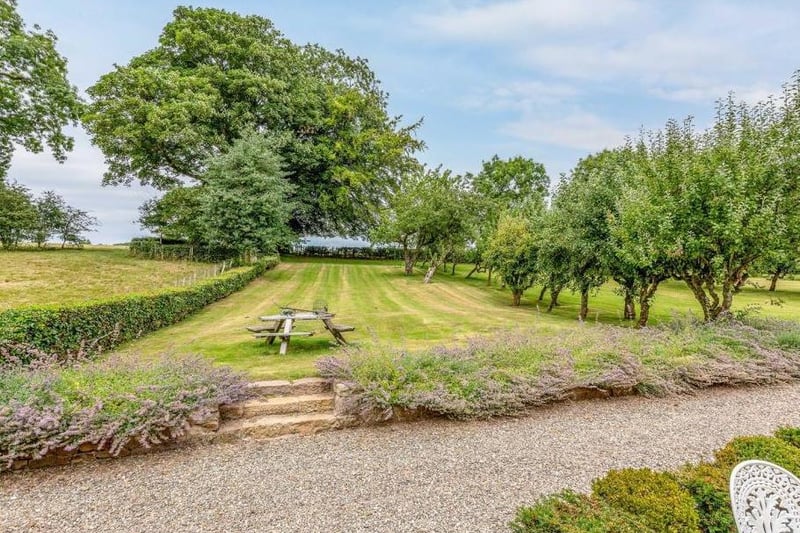 Halton-with-Aughton, Lancaster. The beautiful garden at the property, Picture courtesy of Houseclub.