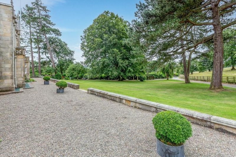 Halton-with-Aughton, Lancaster. Garden outside the property. Picture courtesy of Houseclub.