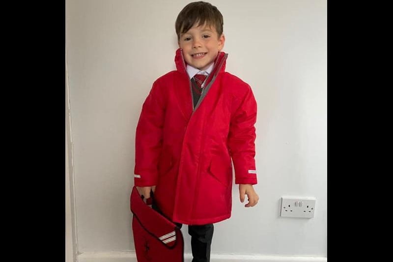 Claire Booth sent this picture in of Louis, aged 4.