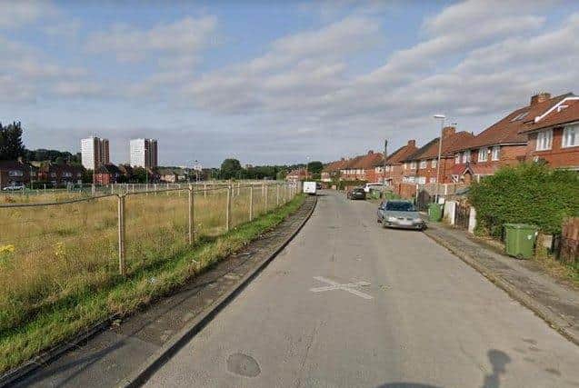 Two people were taken to hospital after being hit by a motorbike in South Parkway, Seacroft. Photo: Google.